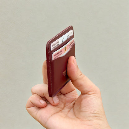 T102 - Porte Cartes Minimaliste en Cuir